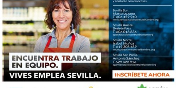 "Programa Vives Emplea" puesto en marcha por el Ayuntamiento en colaboración con la Fundación Acción Contra el Hambre.