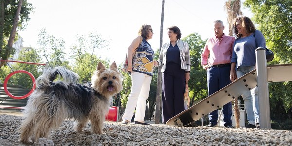 Reabre la zona de esparcimiento canino del Parque de Los Príncipes
