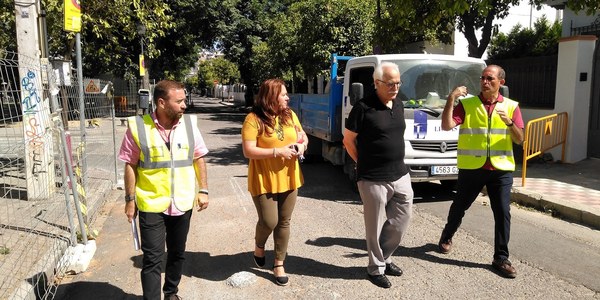 Reurbanización de la calle Chile, en Heliópolis