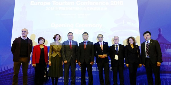 Sevilla ofrece albergar la sede en Europa de la Federación Mundial de Ciudades Turísticas en el marco de su estrategia para impulsar el turismo y la inversión empresarial china aprovechando el Año Magallanes y la Ruta de la Seda