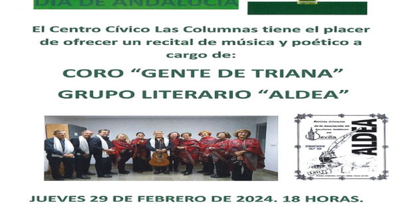 Evento Día de Andalucía: Recital de Música y Poesía