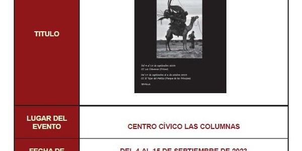 Exposición de Fotografía  Septiembre 2023