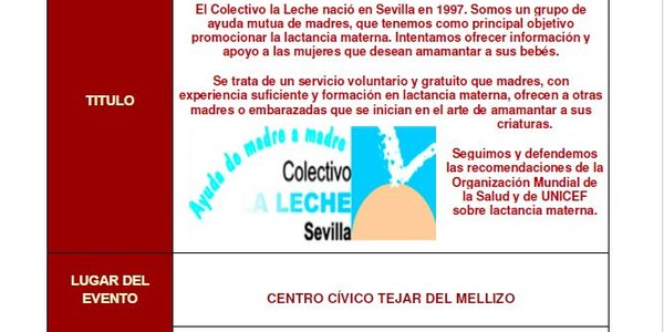 Taller de Apoyo a la Lactancia Materna