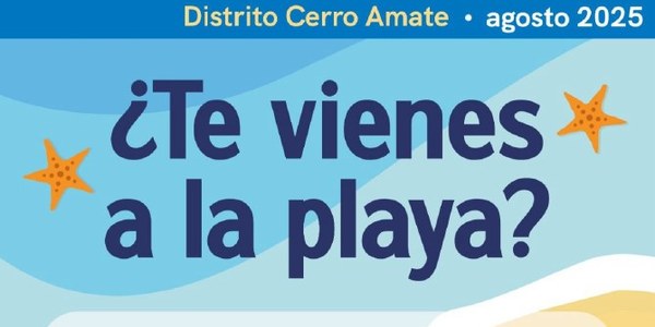VIAJES A LA PLAYA DISTRITO CERRO-AMATE AGOSTO 2025