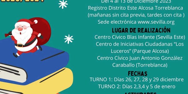 Escuela de Navidad 2023-2024 del Distrito Este Alcosa Torreblanca