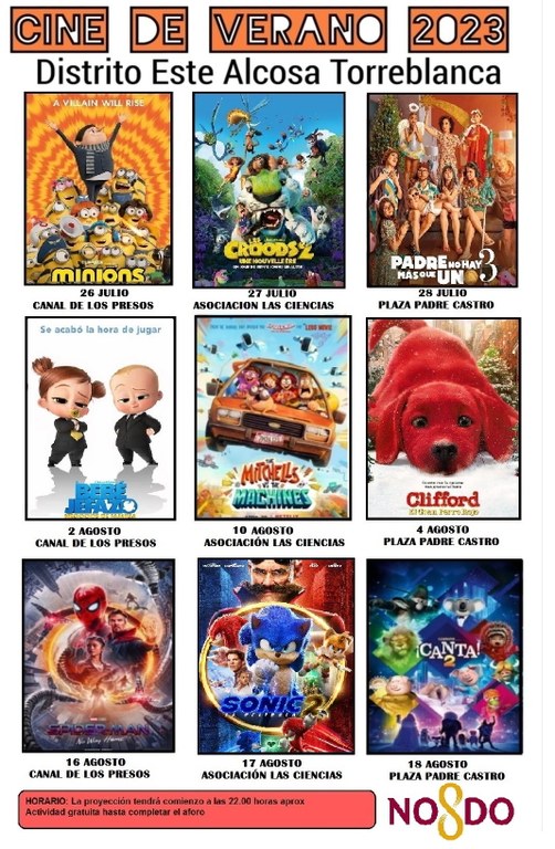 Cine de Verano 2023