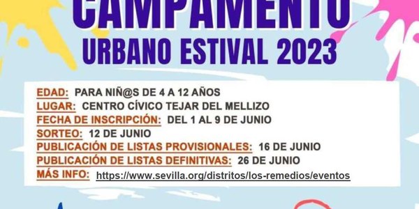 Campamento Urbano Estival 2023