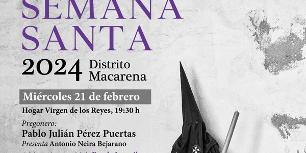 Pregón Semana Santa 2024