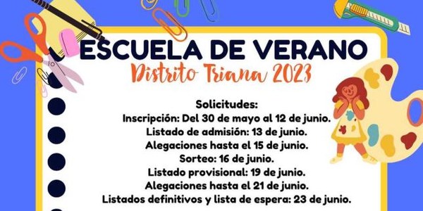 Escuela de Verano Distrito Triana 2023