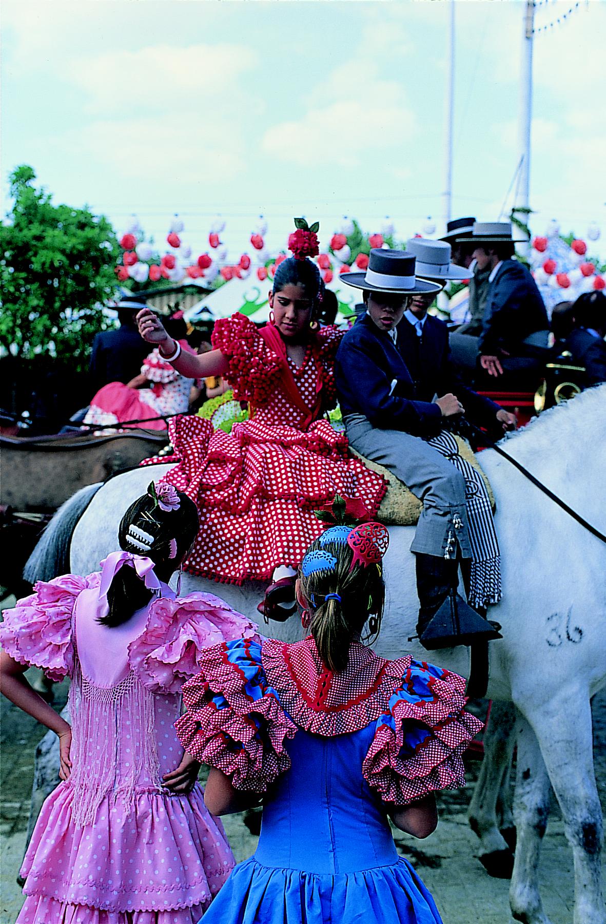 Niños a caballo