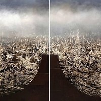 05 JOSÉ BENÍTEZ - "Breda". Óleo sobre lino. 2 x 4 m