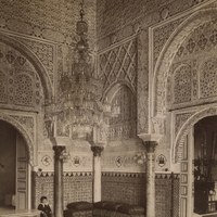 Real Alcázar. Sala de Audiencias o salón de Doña María de Padilla en el piso alto del palacio del Rey Don Pedro. 1880-1905 ©ICAS-SAHP. Fototeca Municipal de Sevilla, fondo Beauchy