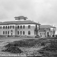 Prisión Provincial o cárcel de Ranilla. 1933 ©ICAS-SAHP, Fototeca Municipal de Sevilla, archivo Serrano