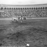 2- Los hermanos Gómez Ortega, José y Rafael en un tercio de banderillas compartido.1918