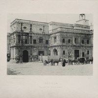 3- Sevilla. Ayuntamiento desde la Plaza de San Francisco. 1893 ©ICAS-SAHP, Biblioteca del SAHP