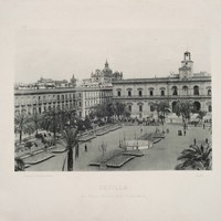 5- Sevilla. Plaza Nueva y Ayuntamiento. 1893 ©ICAS-SAHP, Biblioteca del SAHP