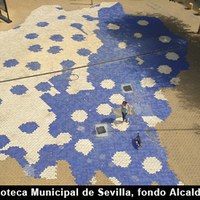 Surtidor de agua colocado en la restructuración de la Alameda en 2008 ©ICAS-SAHP, Fototeca Municipal de Sevilla, fondo Alcaldía de Sevilla