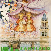 7. Velá de Santiago y Santa Ana. 1992. Cartel. Firma: Maireles ©ICAS-SAHP, Archivo Municipal de Sevilla