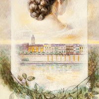 8. Velá de Santiago y Santa Ana. 1993. Cartel. Firma: García Ruiz ©ICAS-SAHP, Archivo Municipal de Sevilla