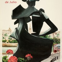 20. Velá de Santiago y Santa Ana. 2007. Cartel. Firma: Vargas ©ICAS-SAHP, Archivo Municipal de Sevilla