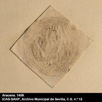 Aracena. 1459. ICAS-SAHP, Archivo Municipal de Sevilla, C.S. n.º 12