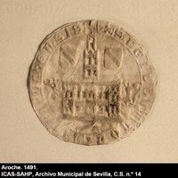 Aroche. 1491. ICAS-SAHP, Archivo Municipal de Sevilla, C.S. n.º 14