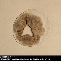 Bondonal. 1487. ICAS-SAHP, Archivo Municipal de Sevilla, C.S. n.º 20
