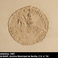 Constantina. 1467. ICAS-SAHP, Archivo Municipal de Sevilla, C.S. n.º 34