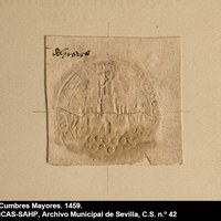 Cumbres Mayores. 1459. ICAS-SAHP, Archivo Municipal de Sevilla, C.S. n.º 42