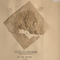Junta de Uzárraga (Guipúzcoa). 1472. ICAS-SAHP, Archivo Municipal de Sevilla, C.S. n.º 84