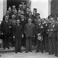 Visita del presidente de la República, Diego Martínez Barrio a Sevilla acompañado del presidente de la Generalidad de Cataluña, Lluis Companys. Se les ofreció un almuerzo en la Venta de Antequera. Abril de 1936 ©ICAS-SAHP, Fototeca Municipal de Sevilla, fondo Serrano