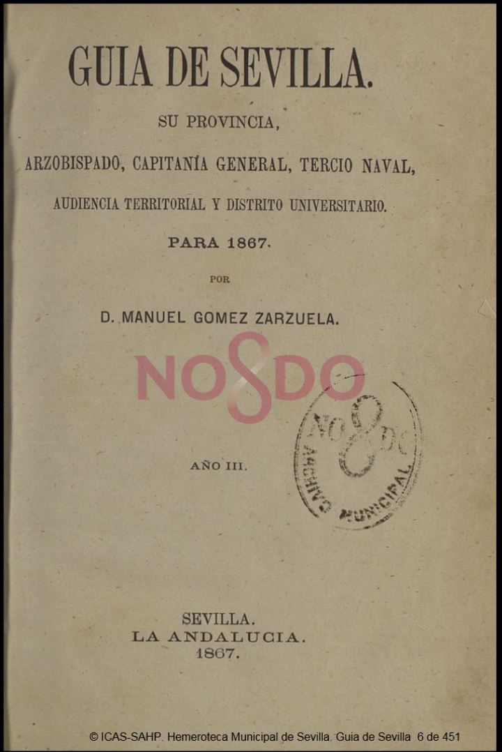 Guía de Sevilla, de Gómez Zarzuela