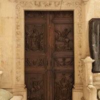 05 Sala Capitular Alta. Puerta de acceso. Detalle. Planta alta - Ver pág. 88 Tomo I