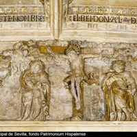 41 Sala Capitular Baja. Friso superior con Calvario - Ver pág. 79-95  Tomo I