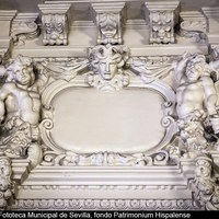 60 Planta alta. Salón Colón. Decoración del friso superior - Ver pág. 79-95  Tomo I