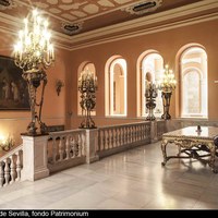 66 Planta alta. Escalera imperial de acceso a la galería superior. - Ver pág. 79-95  Tomo I