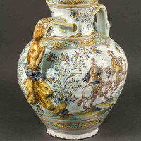 09 Jarrón. Fabricado en Talavera de la Reina. Siglos XVII y XVIII. Ver op.cit. pp. 88-89. Tomo II