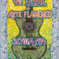 15 Juan Romero. Cartel de la VIII Bienal de Flamenco. 1994. Ver op.cit. p. 95. Tomo II