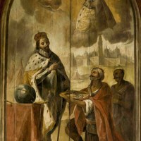 19 Juan Espinal.  Fernando III recibiendo las llaves de la ciudad. Ca.1760. Ver op.cit., pp.220-221. Tomo II