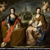 20 Juan Espinal.  Santas Justa y Rufina. Ca. 1760. Ver op.cit., pp.222-223. Tomo II