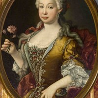 25 Taller de Jean Ranc.  Retrato de María Bárbara de Braganza, princesa de Asturias. Ca. 1735. Ver op.cit., pp.230-231. Tomo II