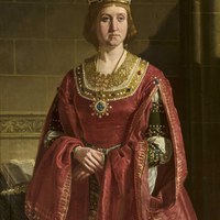 32 Joaquín Domínguez Bécquer.  Retrato de la reina Isabel la Católica. 1859. Ver op.cit., pp.244-245. Tomo II