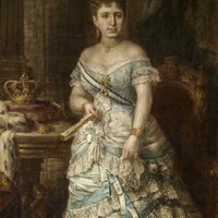 39 José María Romero.  Retrato de la reina María de las Mercedes de Orleans. 1878. Ver op.cit., pp.258-259. Tomo II