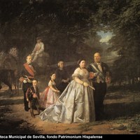 44 Rafael Romero Barros (atribuido) Visita de Isabel II a la huerta de San Antonio de Córdoba. Ca. 1862. Ver op.cit., pp.270-271.Tomo II