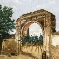 54 Rosendo Fernández Rodríguez.  Entrada al compás del monasterio de San Jerónimo. 1872. Ver op.cit., pp.294-295. Tomo II 