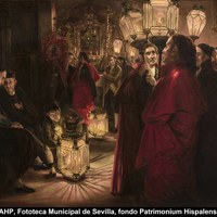 59 José Rico Cejudo.  Preparando el Rosario. 1922. Ver op.cit., pp. 304-305. Tomo II