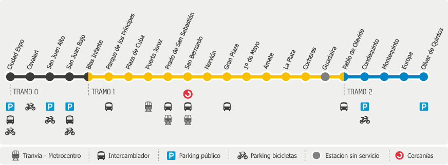 Plano Metro de Sevilla